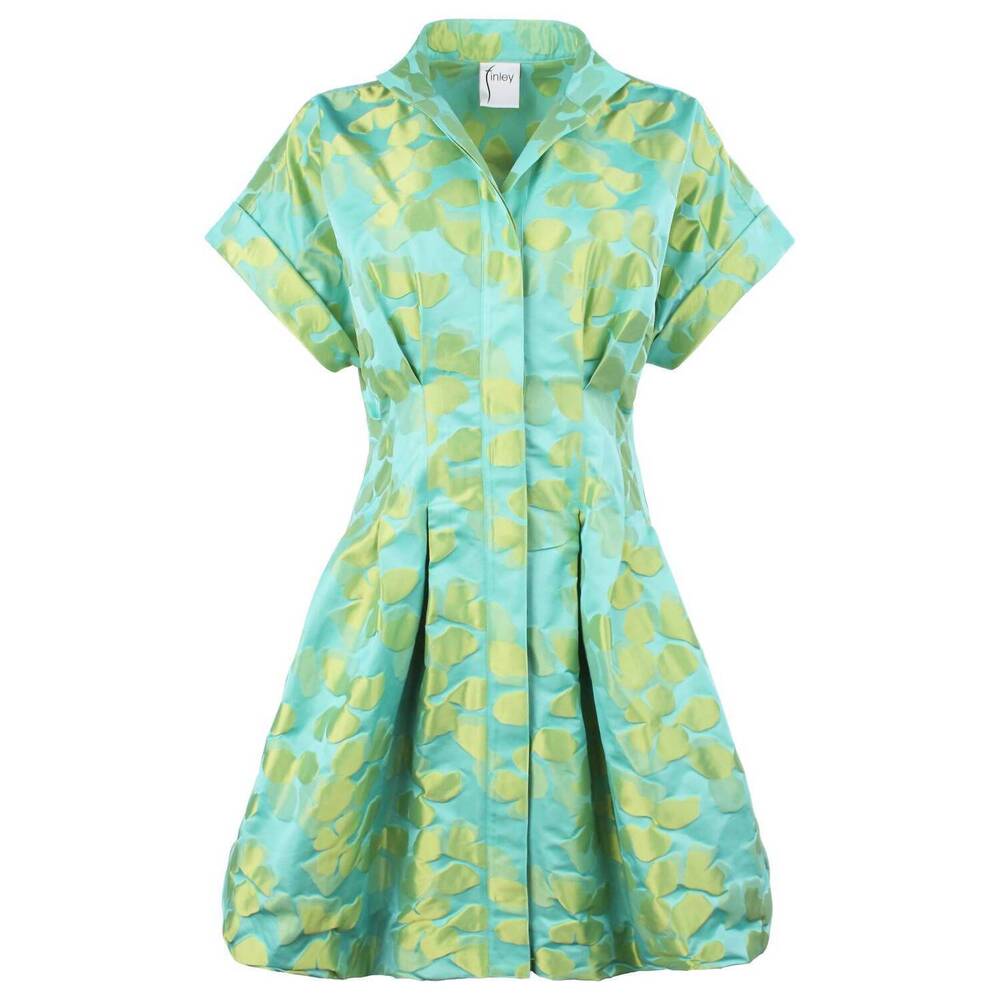 NEW FINLEY james bubble dress in lilypad jacquard - Picture 3 of 4